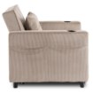 Mebel Elite Раскладной кресло Solor, бежевый, из вельвета, ME.SOLOR/BZ/CZ/SZTR/FW - Home Club, изображение 5