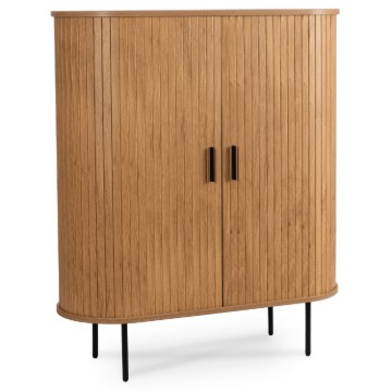 Mebel Elite Комод Trish 100 см, двухдверный, с выдвижными ящиками, дуб, ME.TRISH/D/KOM100 - Home Club
