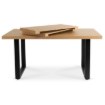 Mebel Elite Раздвижной стол Edwin 160–260 см, дуб золотистый/чёрный, ME.EDWIN/DZ/S - Home Club, изображение 8