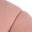 Mebel Elite Поворотне крісло для відпочинку Pettit з пуфом, рожеве, з тканини «букле», ME.PETTIT/R/TB/FW - Home Club, Зображення 4