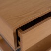 Mebel Elite Консоль для прихожей Ruby 100 см с полкой, дуб/чёрный, ME.RUBY/D/CZ/B - Home Club, изображение 5