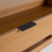 Mebel Elite Консоль для прихожей Ruby 100 см с полкой, дуб/чёрный, ME.RUBY/D/CZ/B - Home Club, изображение 6