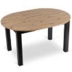 Mebel Elite Стол Harry, раскладной, 102–142 см, дуб Artisan/чёрный, W.HARRY/DA/CZ/S - Home Club, изображение 6