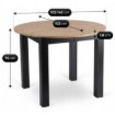 Mebel Elite Стол Harry, раскладной, 102–142 см, дуб Artisan/чёрный, W.HARRY/DA/CZ/S - Home Club, изображение 7