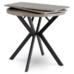 Mebel Elite Стол Dorian, раскладной, 80–160 см, бетон/чёрный, ME.DORIAN/BET/CZ/S - Home Club, изображение 8