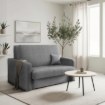 Mebel Elite Двухместное кресло-кровать Milan 2, серого цвета, PPHUE.MAJA2/POLARIS19/FW - Home Club, изображение 2