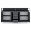 Mebel Elite Комод Blago 190 см, антрацит, W.LUNA/ANT/KOM4D4S - Home Club, изображение 5