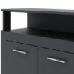 Mebel Elite Комод Blago 190 см, антрацит, W.LUNA/ANT/KOM4D4S - Home Club, изображение 6