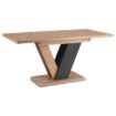 Mebel Elite Стіл Clark, розкладний, 120–160 см, дуб Artisan/чорний, PM.DUBAJ/A/CZ/S - Home Club, Зображення 6