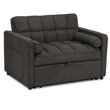 Mebel Elite Раскладной кресло Corra для сна, чёрный, ME.CORRA/CZ/T/SOF - Home Club