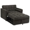 Mebel Elite Раскладной кресло Corra для сна, чёрный, ME.CORRA/CZ/T/SOF - Home Club, изображение 6