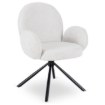 Mebel Elite Вращающееся кресло Musso, серое, с букле, ME.MUSSO/P/CZ/TB/K - Home Club, изображение 5