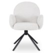 Mebel Elite Вращающееся кресло Musso, серое, с букле, ME.MUSSO/P/CZ/TB/K - Home Club, изображение 6