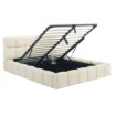 Mebel Elite Ліжко 160x200 Murcja з ящиком для речей, кремове велюрове, ME.MURCJA/160/KR/V/LOZZPOJ - Home Club, Зображення 3