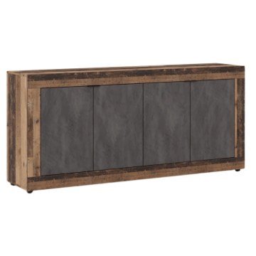 Mebel Elite Комод Blago 180 см, темний дуб/графіт, W.LUNEA/OSD/MA/KOM4D - Home Club
