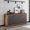 Mebel Elite Комод Blago 180 см, темный дуб/графит, W.LUNEA/OSD/MA/KOM4D - Home Club, изображение 2