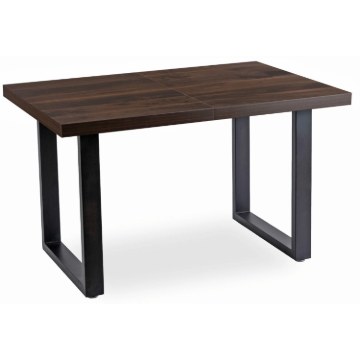 Mebel Elite Стіл Tomas, розкладний, 130–230 см, горіх/чорний, ME.TOMAS/O/S - Home Club
