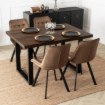 Mebel Elite Стіл Tomas, розкладний, 130–230 см, горіх/чорний, ME.TOMAS/O/S - Home Club, Зображення 3