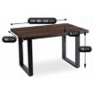 Mebel Elite Стіл Tomas, розкладний, 130–230 см, горіх/чорний, ME.TOMAS/O/S - Home Club, Зображення 11