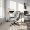 Mebel Elite Вращающееся кресло для отдыха Mesa, серого цвета, ME.MESA/P/CZ/T/FW - Home Club, изображение 2