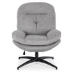 Mebel Elite Вращающееся кресло для отдыха Mesa, серого цвета, ME.MESA/P/CZ/T/FW - Home Club, изображение 3