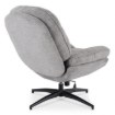 Mebel Elite Вращающееся кресло для отдыха Mesa, серого цвета, ME.MESA/P/CZ/T/FW - Home Club, изображение 5