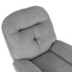 Mebel Elite Вращающееся кресло для отдыха Mesa, серого цвета, ME.MESA/P/CZ/T/FW - Home Club, изображение 7