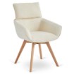 Mebel Elite Вращающееся кресло Dias кремового цвета из букле, ME.DIAS/KR/TB/K - Home Club, изображение 6