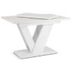 Mebel Elite Стіл Clark, розкладний, 120–160 см, білий мармур, PM.DUBAJ/BM/S - Home Club, Зображення 4