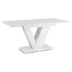 Mebel Elite Стіл Clark, розкладний, 120–160 см, білий мармур, PM.DUBAJ/BM/S - Home Club, Зображення 5