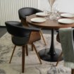Mebel Elite Стул Ohio из экокожи, чёрный, с гнутой фанерой, ME.OHIO/CZ/DG/E/K - Home Club, изображение 3