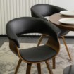 Mebel Elite Стул Ohio из экокожи, чёрный, с гнутой фанерой, ME.OHIO/CZ/DG/E/K - Home Club, изображение 6