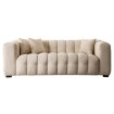 Mebel Elite Диван Moderno 3S, трёхместный, кремового цвета, ME.MODERNO3S/KR/TB/SOF - Home Club