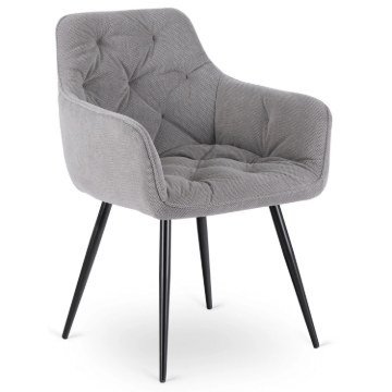 Mebel Elite Стул Modesto, серый, ME.MODESTO/P/CZ/T/K - Home Club