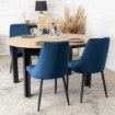 Mebel Elite Стул Bari, темно-синий, велюровый, ME.BARI/GR/V/K - Home Club, изображение 6