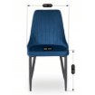 Mebel Elite Стул Bari, темно-синий, велюровый, ME.BARI/GR/V/K - Home Club, изображение 12