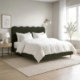 Mebel Elite Ліжко 160x200 Izmir, зелене, ME.IZMIR/160/Z/T/LOZ - Home Club