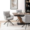 Mebel Elite Вращающееся кресло City, серое, из вельвета, ME.CITY/P/SZTR/K - Home Club, изображение 2