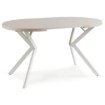 Mebel Elite Стол Dorian, раскладной, 80–160 см, цвет «кашемир»/белый, ME.DORIAN/KASZ/B/S - Home Club, изображение 4