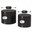 Mebel Elite Набор столиков Leila, черный, ME.LEILA/CZ/L - Home Club, изображение 7