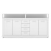 Mebel Elite Комод Blago 190 см, белый, W.LUNA/B/KOM4D4S - Home Club, изображение 4