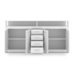 Mebel Elite Комод Blago 190 см, белый, W.LUNA/B/KOM4D4S - Home Club, изображение 5