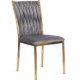 Mebel Elite Стул Dan, серый, плетеный, велюровый, ME.DAN/P/ZL/V/K - Home Club