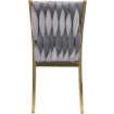 Mebel Elite Стул Dan, серый, плетеный, велюровый, ME.DAN/P/ZL/V/K - Home Club, изображение 5