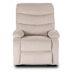 Mebel Elite Раскладной кресло Kobe, бежевый велюр, ME.KOBE/BZ/V/FW - Home Club, изображение 3