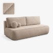 Mebel Elite Раскладной диван Arveto, бежевый, из шенила, COM.MONOM/FLOW2/SOF - Home Club, изображение 4