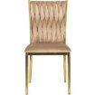 Mebel Elite Стул Dan, бежевый, плетеный, велюровый, ME.DAN/BZ/ZL/V/K - Home Club, изображение 3