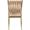 Mebel Elite Стул Dan, бежевый, плетеный, велюровый, ME.DAN/BZ/ZL/V/K - Home Club, изображение 5