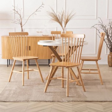 Mebel Elite Деревянный стул Garton из золотистого дуба, ME.GARTON/D/K - Home Club