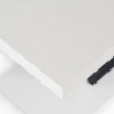 Mebel Elite Стол Clark, раскладной, 120–160 см, белый/чёрный глянцевый, PM.DUBAJ/B/PL/CZ/S - Home Club, изображение 7